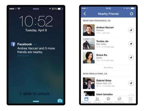 Facebook rolls out location-sharing feature