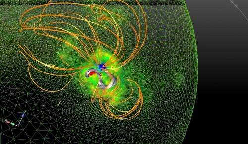 'Twisted rope' clue to dangerous solar storms
