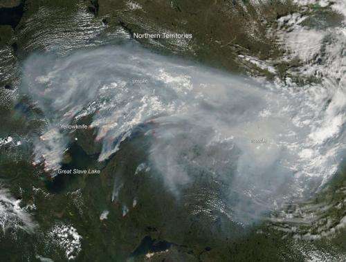Fires in the Northern Territories July 2014