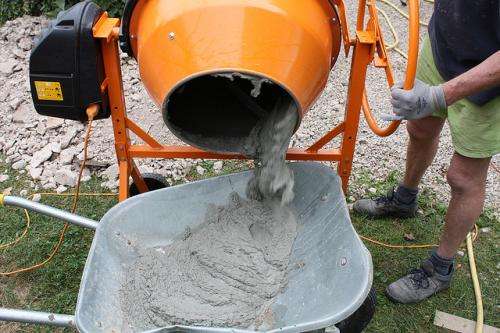 Fly ash builds green cement mixture