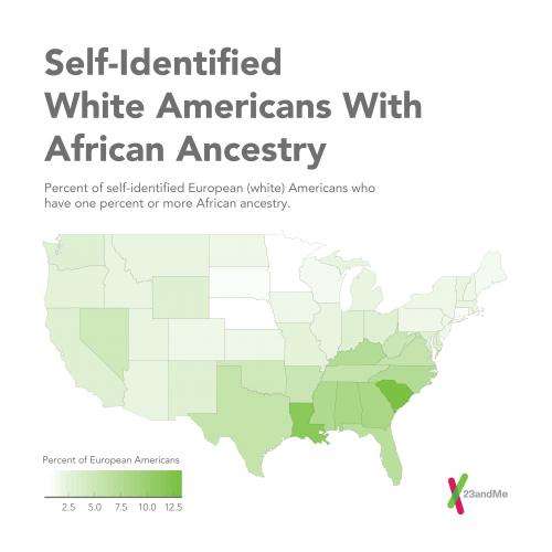 Genetic ancestry of different ethnic groups varies across the United States
