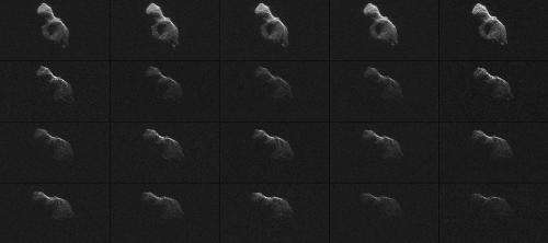 Giant telescopes pair up to image near-Earth asteroid (w/ video)