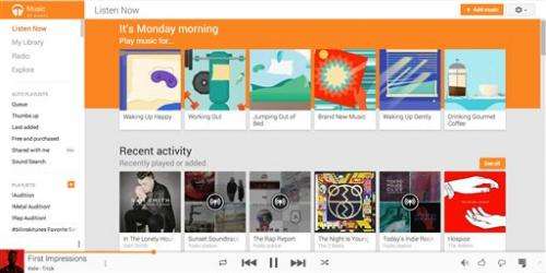Google's streaming music service adds mood to mix