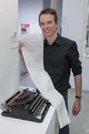 Graduate inventor captures the imagination with interactive typewriter