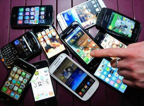 Growth in global smartphone sales is slowing, pressuring manufacturers to bring down prices to win customers in new markets, a r