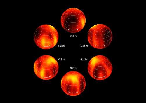 First weather map of brown dwarf