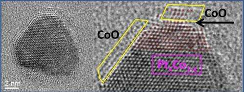 Evolution of a bimetallic nanocatalyst