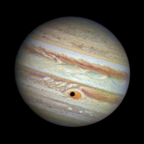Here's Looking At You: Spooky Shadow Play Gives Jupiter a Giant Eye