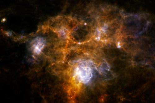 Herschel Sees Budding Stars and a Giant, Strange Ring