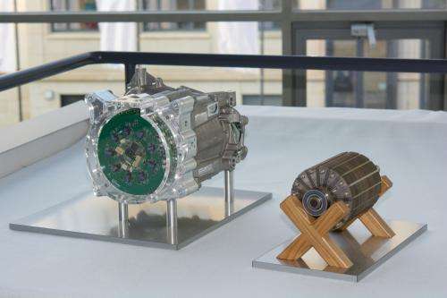 Highly integrated electric motor unifies powertrain components for an electric vehicle