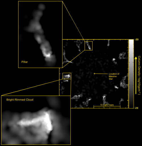How the 'Pillars of Creation' image was created
