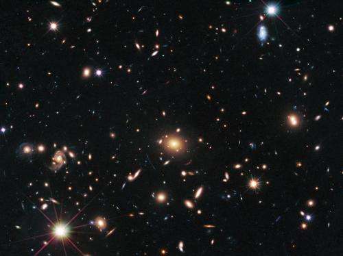 Hubble astronomers check the prescription of a cosmic lens