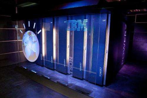 IBM's 'Watson' computing system at the IBM T.J. Watson Research Center on January 13, 2011 in Yorktown Heights, New York