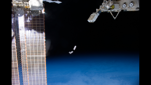 Image: Deploying CubeSats from the International Space Station
