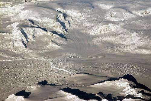 Image: Glaciers and mountains in West Antarctica