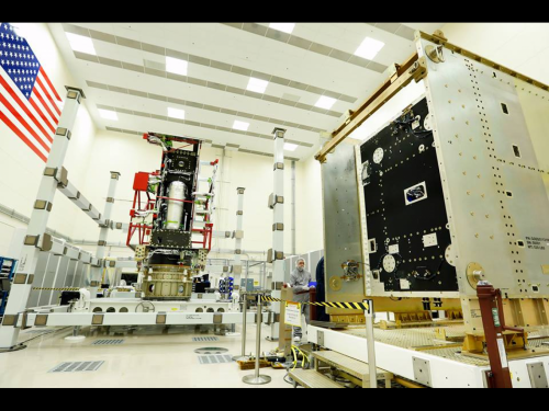 Image: GOES-R propulsion and system modules delivered