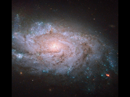 Image: Hubble sees a spiral home to exploding stars