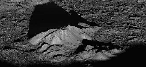 Image: Lunar Reconnaissance Orbiter's view of Tycho central peak