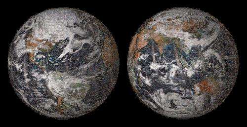 Image: NASA releases Earth Day "global selfie" mosaic of our home planet
