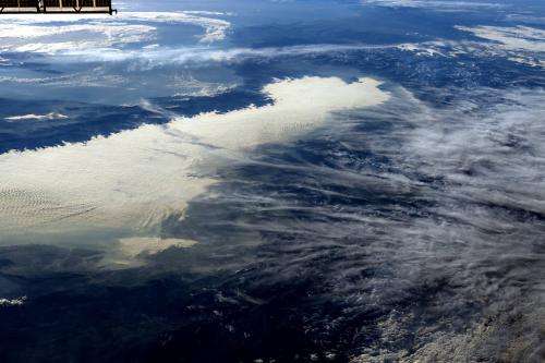 Image: View of the Alps from space