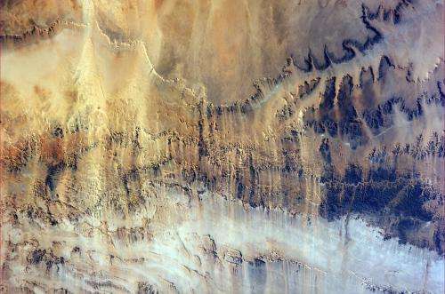 Image: Windswept valleys in Northern Africa
