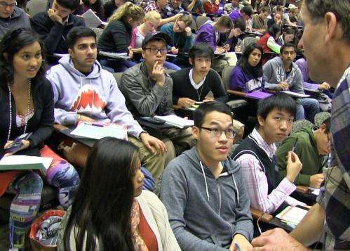 Improve grades, reduce failure -- undergrads should tell profs 'Don't lecture me'