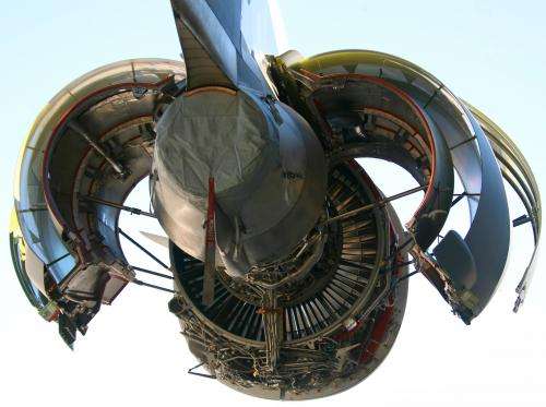 Industrial waste converted in coating for aircraft turbines