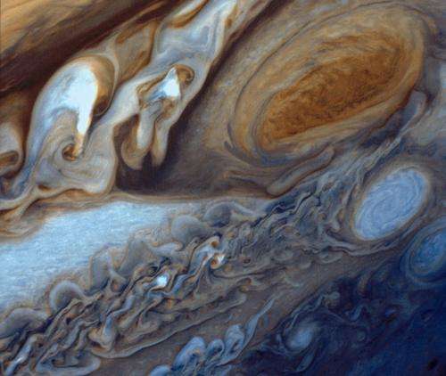 Jupiter's Great Red Spot Viewed by Voyager I