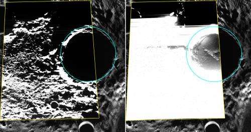 MESSENGER Provides First Optical Images of Ice Near Mercury's North Pole