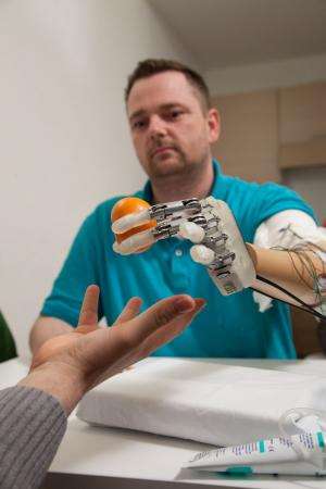 Amputee feels in real-time with bionic hand