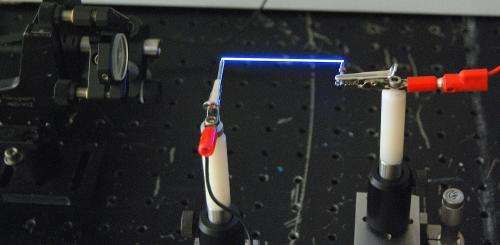 Laser 'Lightning rods' channel electricity through thin air