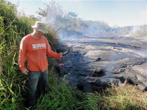 Lava from Hawaii volcano picks up speed