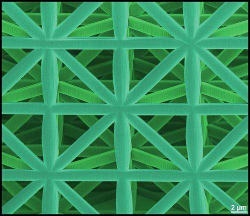 Lightweight construction materials of highest stability thanks to their microarchitecture