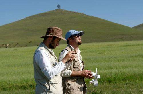 Archaeologist 'digs' using drone for fieldwork in Armenia
