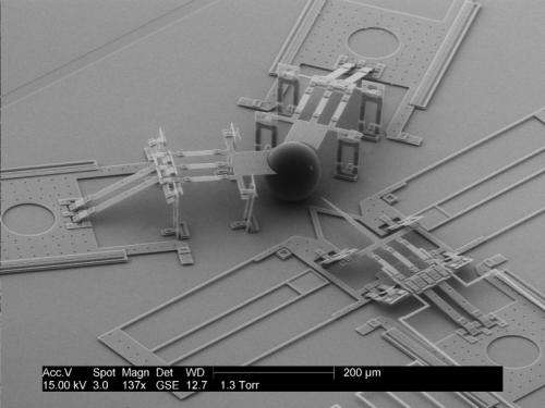MEMS nanoinjector for genetic modification of cells