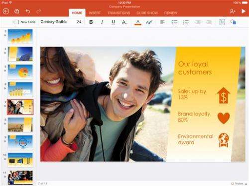 Microsoft releases Office apps for iPhones, iPads