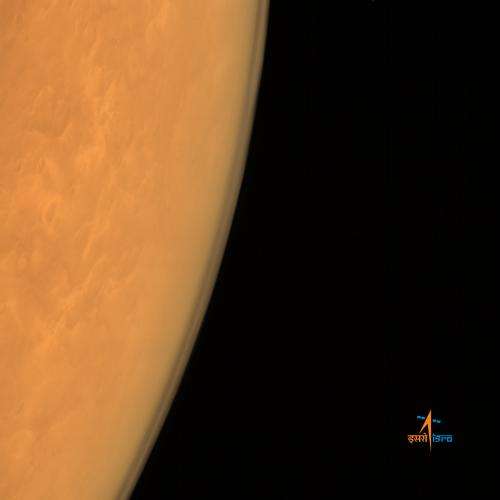 MOM eyes the limb of Mars after history creating arrival