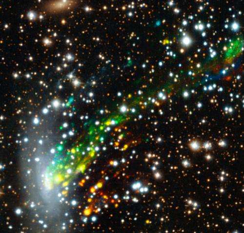 MUSE reveals true story behind galactic crash