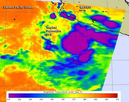 NASA catches birth of Tropical Storm Odile
