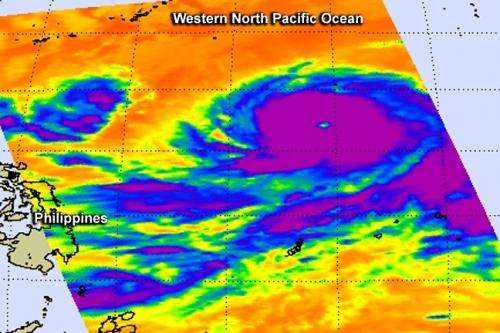 NASA eyes Super typhoon Vongfong
