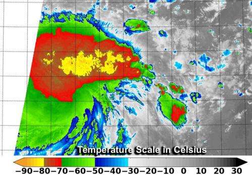 NASA-NOAA Suomi NPP satellite sees power within newborn Tropical Depression 09W