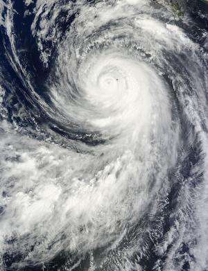 NASA sees huge Hurricane Marie slam Socorro Island