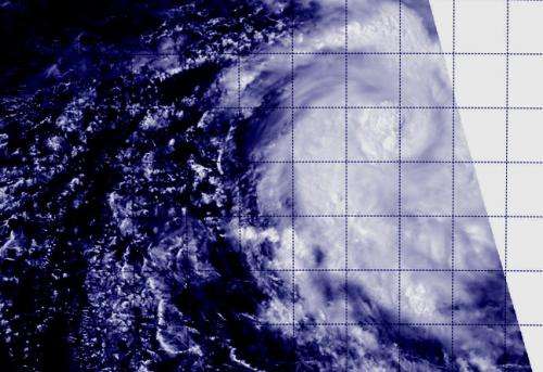 NASA sees the Southern Indian Ocean cyclone season awaken