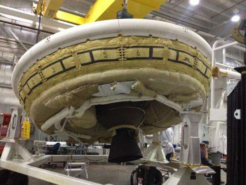 NASA's 'flying saucer' readies for first test flight