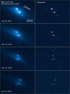 NASA's Hubble Telescope witnesses asteroid's mysterious disintegration