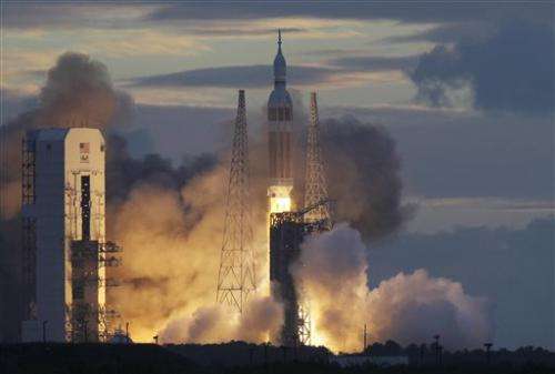 NASA's Orion craft hits high point of 3,600 miles