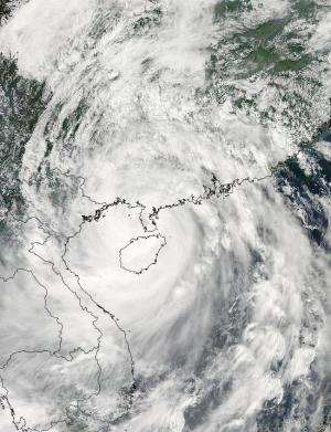 NASA spots center of Typhoon Kalmaegi over Hainan Island, headed for Vietnam