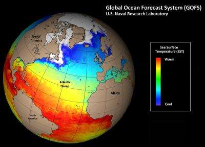 Navy transitions global ocean forecast system for public use