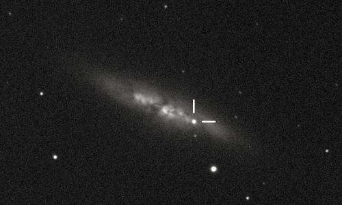 Nearest supernova in 27 years explodes in M82 galaxy