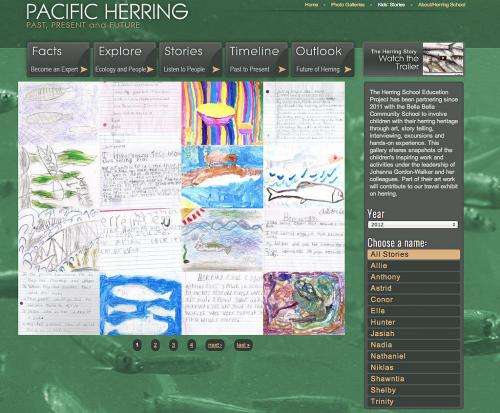 New website engages viewers in herring story